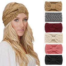 Load image into Gallery viewer, Crochet Ear Warmer Knit Headband - 6pcs
