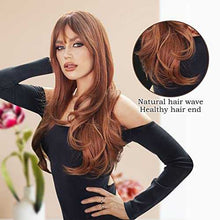 Load image into Gallery viewer, Long Straight Auburn Layered Wig Wigs Wig Store
