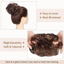 Load image into Gallery viewer, Synthetic Messy Bun Hair Piece for Women
