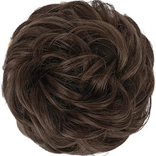 Load image into Gallery viewer, Curly Large Hair Bun Scrunchie Extension
