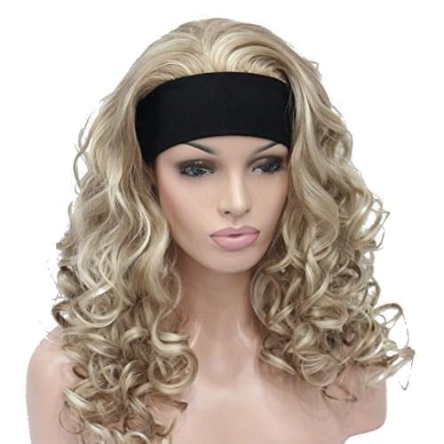 18 inch Curly Headband Wig