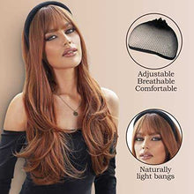 Load image into Gallery viewer, Long Straight Auburn Layered Wig Wigs Wig Store
