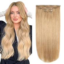 Load image into Gallery viewer, Silky Straight Clip in Remy Hair Extensions for Women
