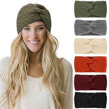 Load image into Gallery viewer, Crochet Ear Warmer Knit Headband - 6pcs
