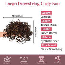 Load image into Gallery viewer, Curly Messy Hair Bun Hair Piece Elastic Drawstring Hair Bun Wig Store
