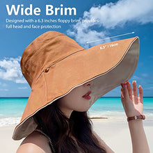 Load image into Gallery viewer, Women&#39;s Beach Sun Hat Ultra Wide Brim Wig Store 
