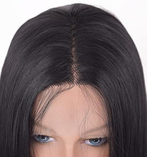 Load image into Gallery viewer, 12 inch Light Brown Loose Curly Lace Front Wig with Middle Part
