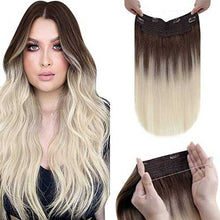 Load image into Gallery viewer, Halo Wire Hair Extensions Human Hair Wig Store
