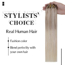 Load image into Gallery viewer, Balayage Clip in Human Hair Extensions Real Human Hair hair extension Wig Store
