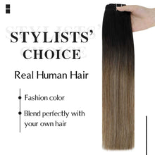 Load image into Gallery viewer, Balayage Clip in Human Hair Extensions Real Human Hair hair extension Wig Store
