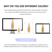 Load image into Gallery viewer, Straight Natural Looking ponytail extension, claw clip
