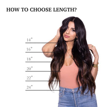 Load image into Gallery viewer, Silky Straight Clip in Remy Hair Extensions for Women
