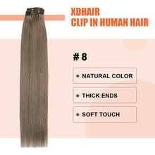 Load image into Gallery viewer, Silky Straight Clip in Remy Hair Extensions for Women
