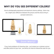 Load image into Gallery viewer, Straight Natural Looking ponytail extension, claw clip
