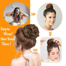 Load image into Gallery viewer, Curly Synthetic Messy Hair Bun Hair Scrunchies Extension
