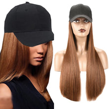 Load image into Gallery viewer, Hat Hair Extension Baseball Cap
