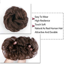 Load image into Gallery viewer, Curly Synthetic Messy Hair Bun Hair Scrunchies Extension
