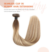 Load image into Gallery viewer, Silky Straight Clip in Remy Hair Extensions for Women
