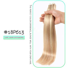 Load image into Gallery viewer, Tape in Hair Extensions Human Hair - 20 Pcs 50 Grams Wig Store
