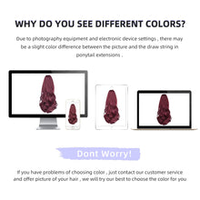 Load image into Gallery viewer, Straight Natural Looking ponytail extension, claw clip
