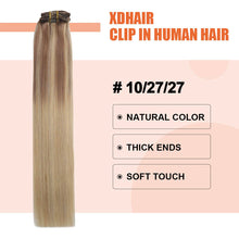 Load image into Gallery viewer, Silky Straight Clip in Remy Hair Extensions for Women
