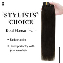 Load image into Gallery viewer, Balayage Clip in Human Hair Extensions Real Human Hair hair extension Wig Store
