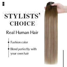 Load image into Gallery viewer, Balayage Clip in Human Hair Extensions Real Human Hair hair extension Wig Store
