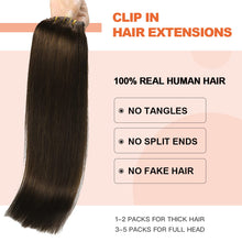 Load image into Gallery viewer, Silky Straight Clip in Remy Hair Extensions for Women
