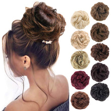 Load image into Gallery viewer, Curly Synthetic Messy Hair Bun Hair Scrunchies Extension
