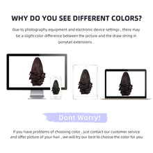 Load image into Gallery viewer, Straight Natural Looking ponytail extension, claw clip
