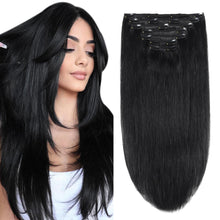 Load image into Gallery viewer, Silky Straight Clip in Remy Hair Extensions for Women
