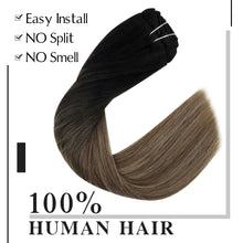 Load image into Gallery viewer, Balayage Clip in Human Hair Extensions Real Human Hair hair extension Wig Store
