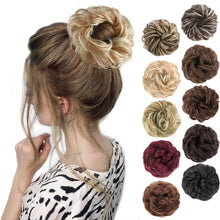 Load image into Gallery viewer, Curly Synthetic Messy Hair Bun Hair Scrunchies Extension
