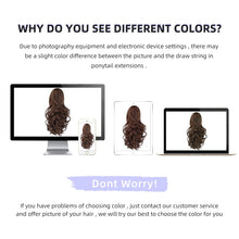 Load image into Gallery viewer, Straight Natural Looking ponytail extension, claw clip

