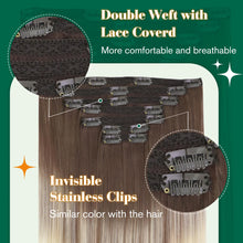 Load image into Gallery viewer, Remy Clip-in Human Hair Extensions
