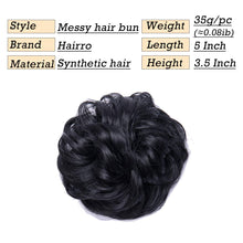 Load image into Gallery viewer, Synthetic Messy Bun Hair Piece for Women
