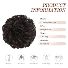 Load image into Gallery viewer, Large Full Messy Hair Bun Hair Pieces 1.94oz
