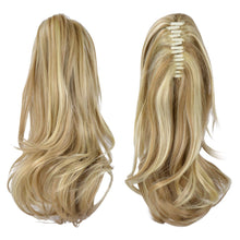 Load image into Gallery viewer, Synthetic Clip in Claw Hair Extension 13&quot; Ponytail Extension Long Curly Ponytail
