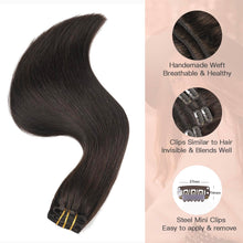 Load image into Gallery viewer, Silky Straight Clip in Remy Hair Extensions for Women
