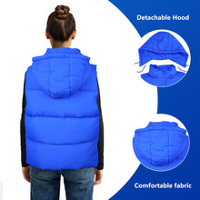 Load image into Gallery viewer, Women&#39;S Puffer Vest With Pockets &amp; Removable Hood
