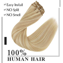 Load image into Gallery viewer, Balayage Clip in Human Hair Extensions Real Human Hair hair extension Wig Store
