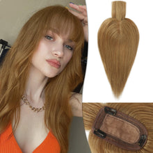 Load image into Gallery viewer, Human Hair Topper Crown Topper Hair Piece for Women 6X9 cm Base
