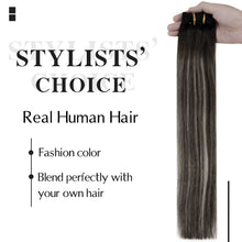 Load image into Gallery viewer, Balayage Clip in Human Hair Extensions Real Human Hair hair extension Wig Store
