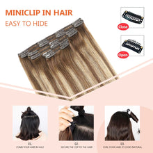 Load image into Gallery viewer, Silky Straight Clip in Remy Hair Extensions for Women

