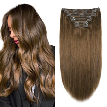 Load image into Gallery viewer, Silky Straight Clip in Remy Hair Extensions for Women
