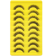 Load image into Gallery viewer, Mink Lashes DD Curl Russian Strip Lashes
