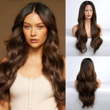 Load image into Gallery viewer, Brown Lace Front Wig Loose Wave Curly
