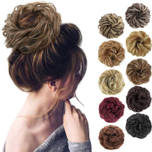 Load image into Gallery viewer, Curly Synthetic Messy Hair Bun Hair Scrunchies Extension
