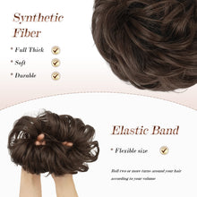 Load image into Gallery viewer, Large Full Messy Hair Bun Hair Pieces 1.94oz
