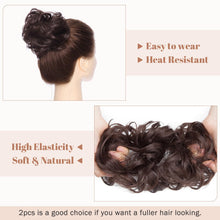 Load image into Gallery viewer, Synthetic Messy Bun Hair Piece for Women
